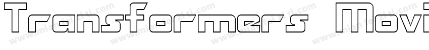 Transformers Movie 变字体转换